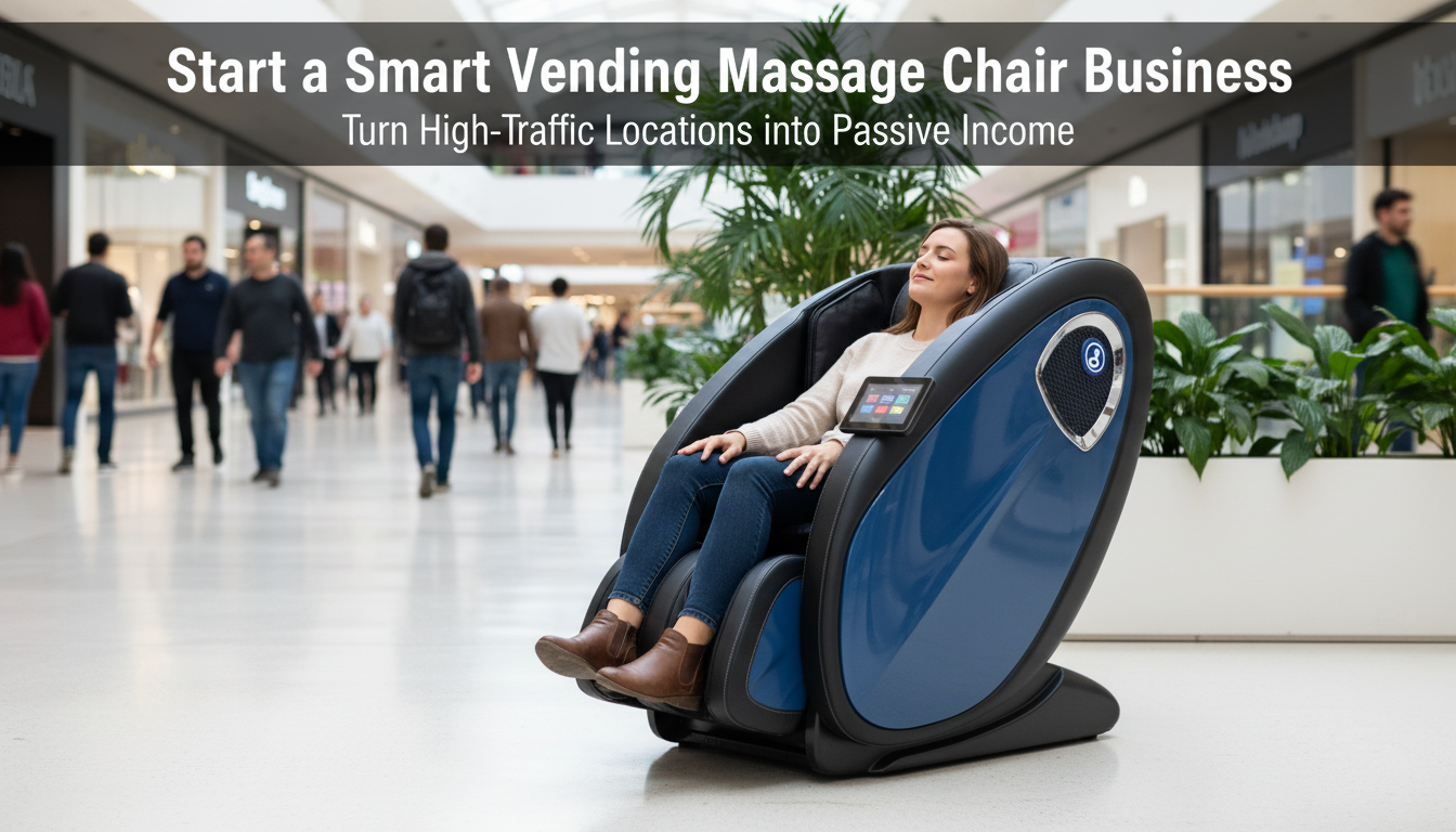 start a vending massage chair business in high traffic locations